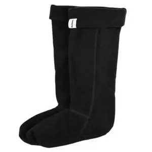 Barbour Fleece Wellington Socks - Black/Olive